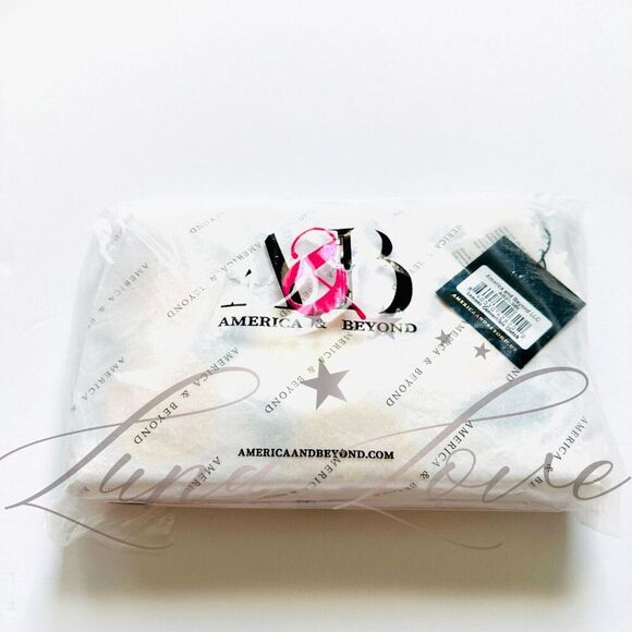 AMERICA & BEYOND Make Lemonade Beaded Shoulder / Clutch Bag NWT - Picture 4 of 12